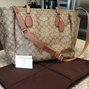 Coach diaper bag